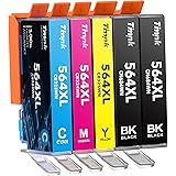 Timink 564XL Ink Cartridges Replacement for 564 XL Combo Pack - Fits Photosmart 5520 6520 7510 7520 DeskJet 3520 Premium C309