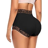 Ganado Butt Lifting Panties Butt Pads Shapewear Padded Underwear for Women Booty Lifter Hip Enhancer Panty