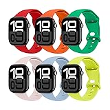 THWALK 6 Pack Bands Compatible with Apple Watch