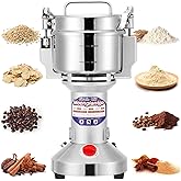 Moongiantgo Grain Mill Grinder Electric 300g Commercial Spice Grinder 1500W Superfine Powder Grinding Machine Stainless Steel