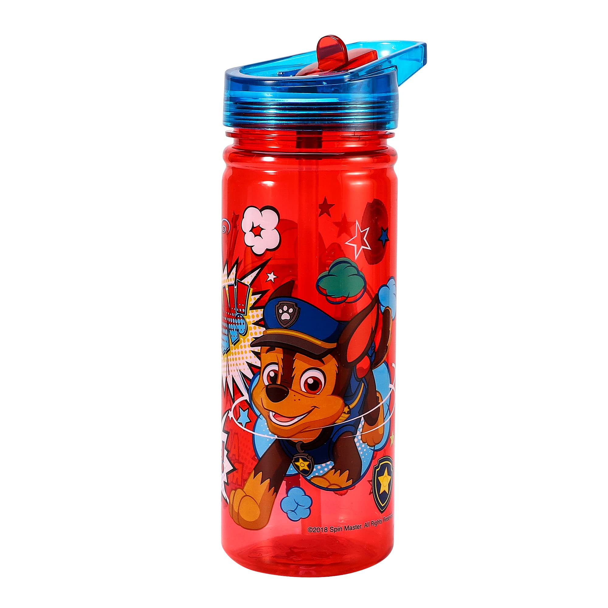Zawadi Global Paw Patrol 580ml Water Bottle for Kids School Drinks Bottle Made of Durable Ecozen Reusable BPA Free