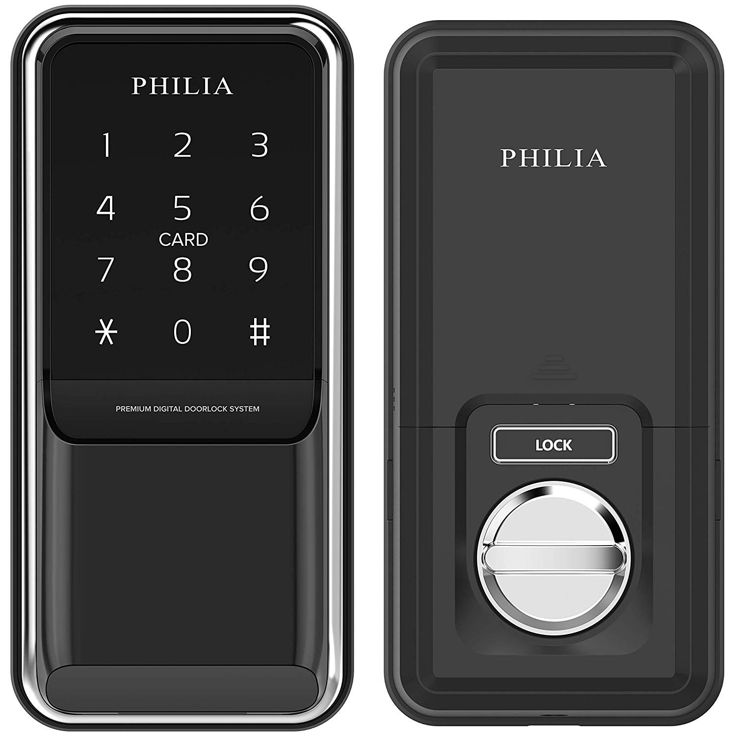 Philia PDS100Z Smart Keyless Door Lock with ZWave with