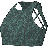 Nike Women's Medium-Support Printed Sports Bra with Criss-Cross Back