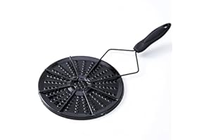 Tostadora de Tortillas Salvadoreño – Camping Toaster for Gas Stove Top, Camp Stove Toaster – Stainless Steel Tortilla Warmer 