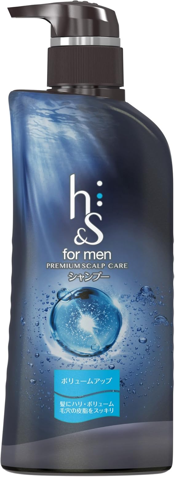 Amazon エイチアンドエス フォーメン H S For Men 薬用シャンプー ボリュームアップ プレミアムスカルプケア 本体ポンプ 370ml H S ビューティー 通販
