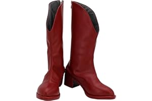 Allten Womens My Hero Academia Yaoyorozu Momo Boots Shoes Cosplay Costume