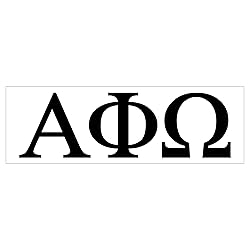 Pro-Graphx Alpha Phi Omega Greek Sorority Sticker