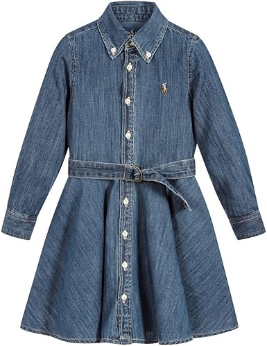 ralph lauren girls denim dress