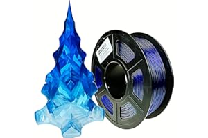 Stronghero3D PETG 3D Printer Filament 1.75mm,Gradient Multicolors,Blue,1kg(2.2lbs) Accuracy +/-0.05mm for ender3 Cr10
