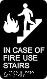 HY-KO Products DB-18 In Case Of Fire Use Stairway