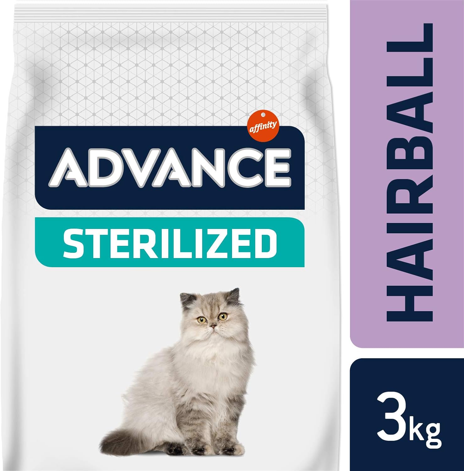 Advance Cat STERILIZED Hairball 3 kg, Black, 3 kg (Pack of 1) - Image 4