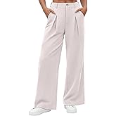 ANRABESS Women Wide Leg Dress Pants 2026 Summer High Waisted Business Casual Work Trousers Dressy Office Palazzo Pants Slacks