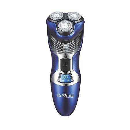 Groomiist Gold Series Corded/Cordless Shaver GS-05 (Blue & Silver)