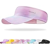 Trodalo Kids Sun Visor Hats for Girls Boys, Lightweight Cooling Stretchy Visor, Packable Sports Hat for Running, Tennis, Golf