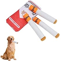 cigarette dog toy amazon Cigarettes Imitation Cigar Chew Toy Interactive Plush Dog Chew Toy Funny 1 Vintage Smoking Dog Toy