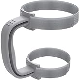 yoelike - 5 Colors - New Upgrade Adjustable Handle Fit for 20 Oz to 40 Oz of YETI, RTIC, Ozark Trail, Simple-Moden, Beast, SUNWILL, ALOUFEA, All Brand Travel Tumbler Cup Mug Bottle BPA FREE (Gray)