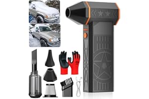 2026 Uptruck Frostblazer 5000w Thermal Snow Blower, 3 Gear Adjustable Turbo Thermal Blower, Air Duster Rechargeable, Mini Blo