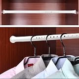 Vailge Tension Rod Shower Rail Curtain Pole 210-310CM White view 7