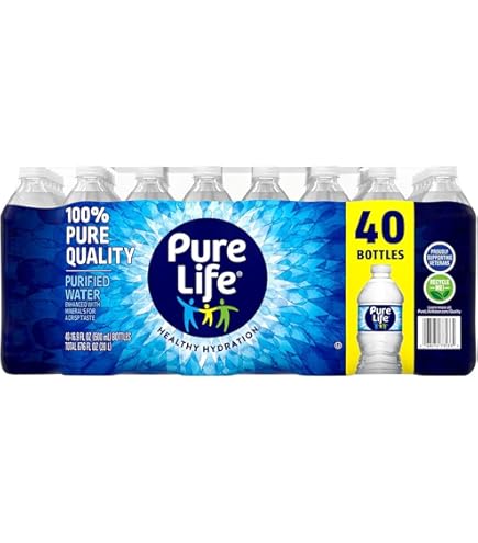 Amazon.com: TRIBECA Nestle Pure Life Water, 8oz Bottles, Pack of