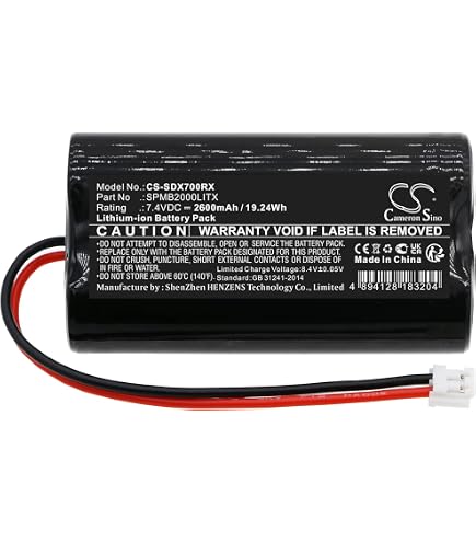 Amazon.com: Zenander 3.7V SPMB6000LITX Battery Replacement for
