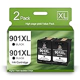 901 Black Ink Cartridges Value Pack Replacement for