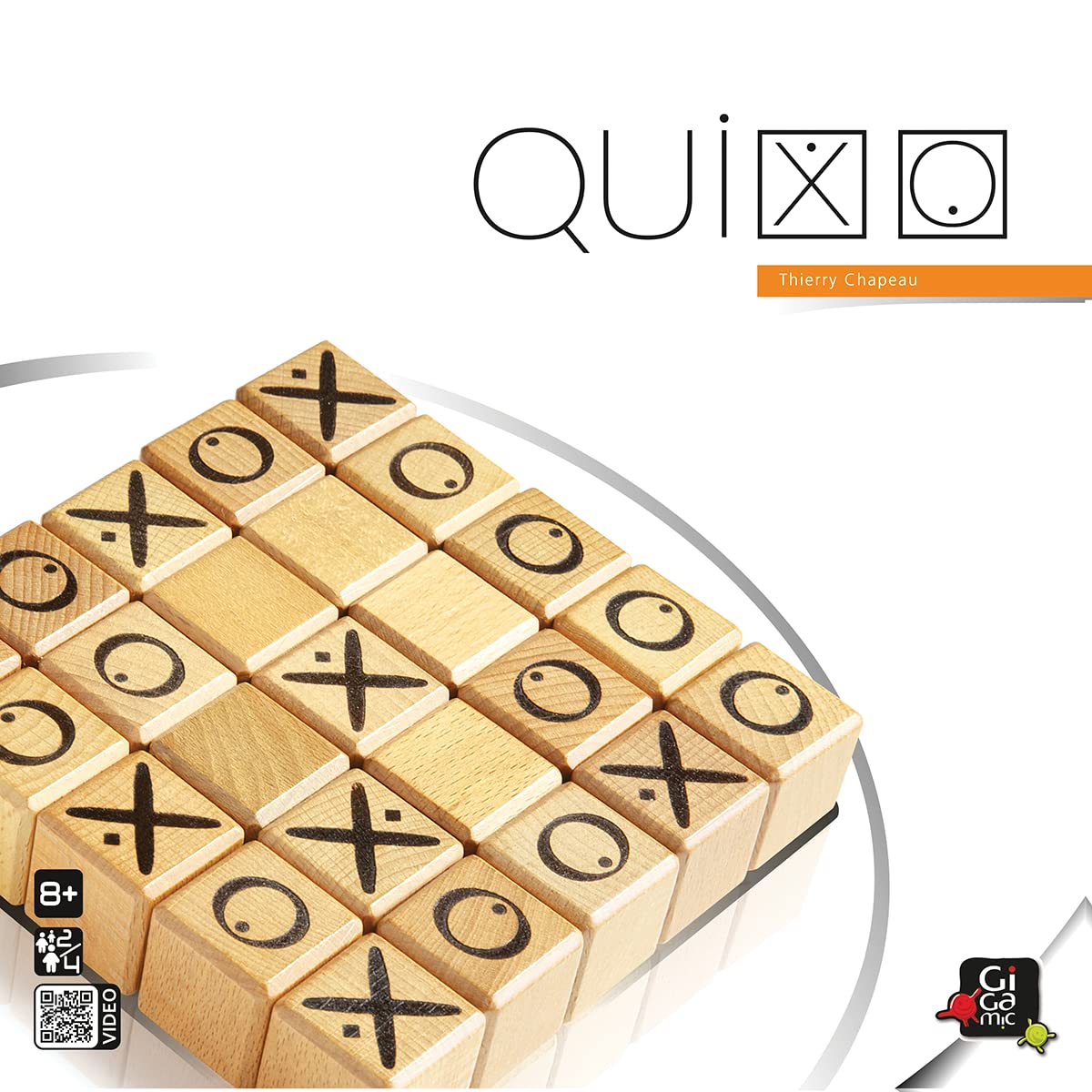 Quixo | Wooden Abstract Strategy Board Game for Kids and Adults | Family Game Night Favorite | Tic-Tac-Toe Style Competitive Puzzle | Easy to Learn, Fast to Play | Ages 8+ | 2-4 Players | 15 Min