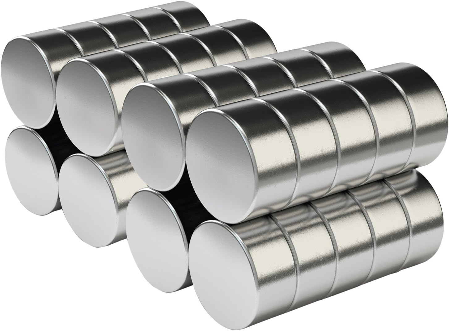 40-Pack 8 x 3 mm Round Magnets by Tenby Living