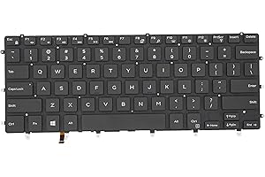 KBRPARTS Replacement Keyboard for Dell XPS 15 9550 9560 9570, Precision 5510 5520 5530 5540 & inspiron 15 7558 7568 Laptop, Dell Precision 5510 Keyboard with Backlit US Layout P/N: 0VC22N 0GDT9F