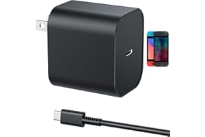 Antank 60W Switch 2 Charger, 20V 3A PD Fast Charging Power Adapter for Nintendo Switch, Lite, OLED & Steam Deck, 4K TV Dock Support, 4.9FT USB C Cable,Official Switch2 Replacement Accessories
