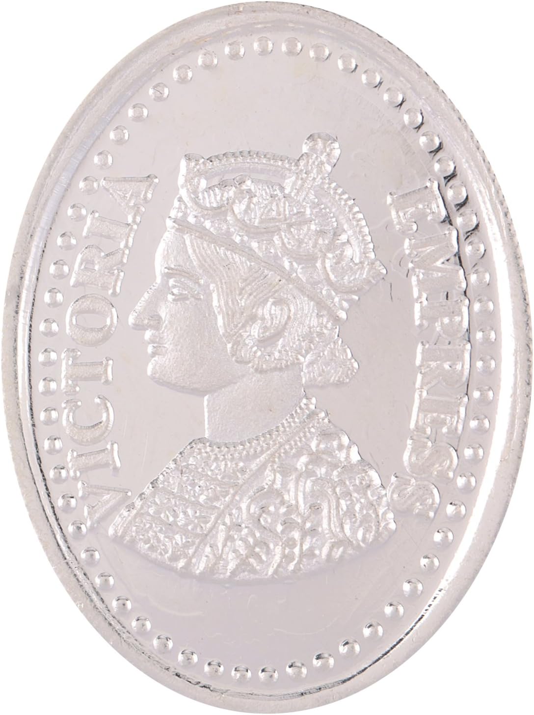BIS Hallmarked Silver Coin 10 grams Queen Oval