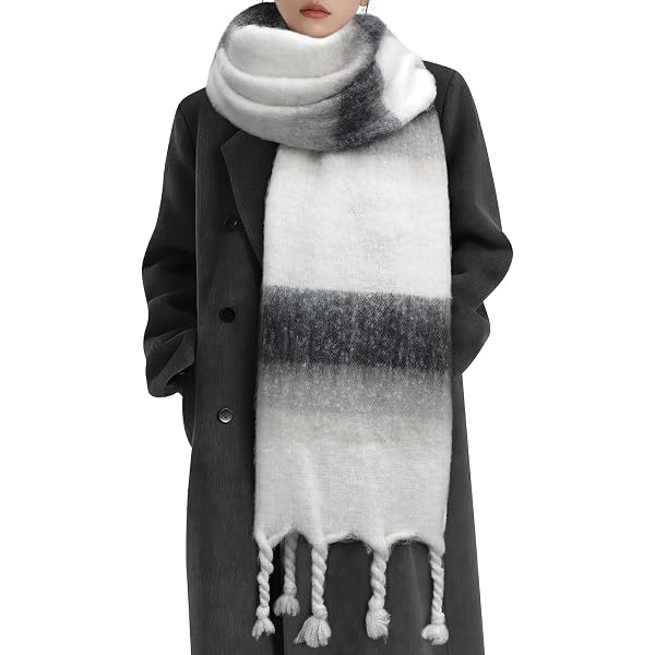 CC Exclusive  Wrap Shawl Scarf Long Black Multicolored and Pom Beanie Womens New! C.C Women main image 2