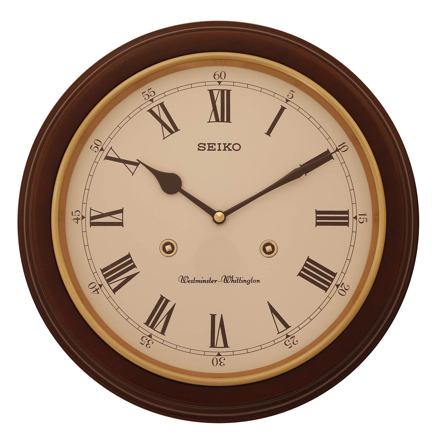Buy Seiko Wall Clock 31 4 Cm X 31 4 Cm X 6 1 Cm Brown QXH202BN 