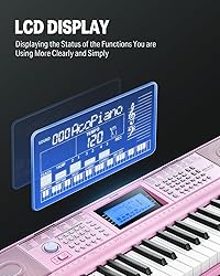 Donner Keyboard Piano 61 Key, Electric Keyboard Kit