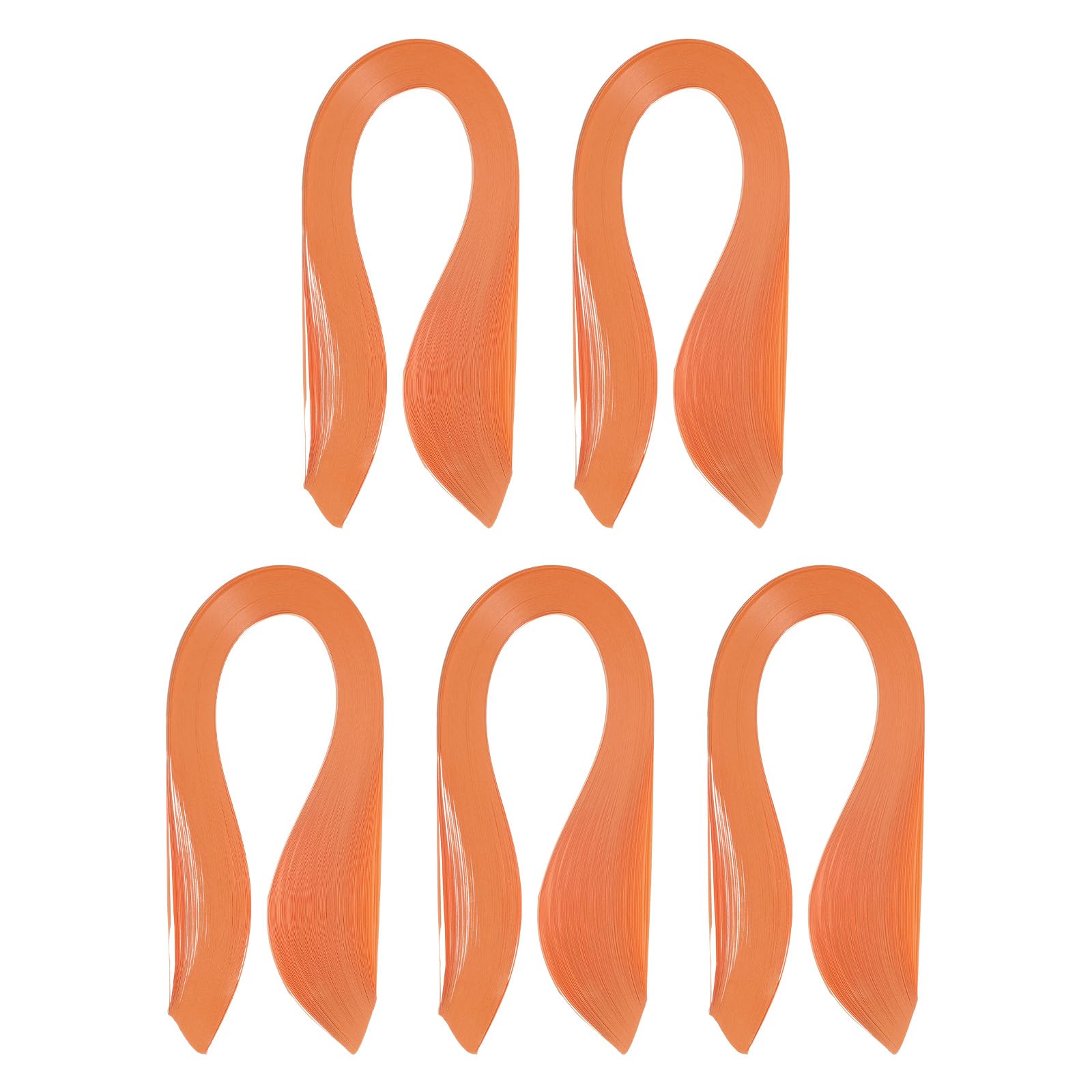 PATIKIL 600pcs Quilling Strips Paper 1/8"(3mm) 39cm Origami Paper Quilling Strip for Art DIY Hand Craft Christmas, Coral Orange