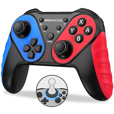 BEBONCOOL Switch Controller for Nintendo with Amibo Function,Wireless Switch Controller for Nintendo with Turbo,Motion Control,Dual Shock for Nintendo Switch Controller