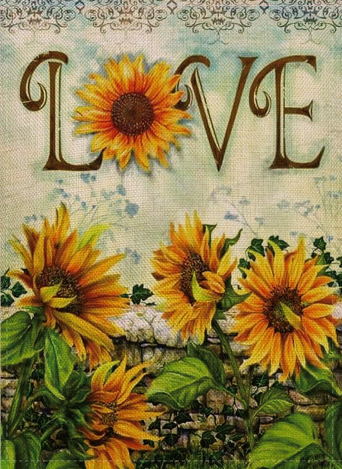 Best Rustic Burlap Garden Flag