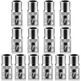 [13pcs] Durable 7mm Socket, 1/4 socket set,Shallow Socket 1/4 Inch Drive 7mm 6 Point, CORROSION RESISTANCE