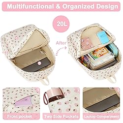 Bluboon Backpack for School Girls Women, Cute