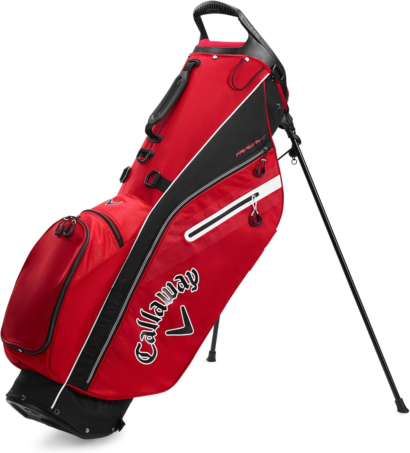 Callaway Golf 2020 Fairway C Stand Bag (White/Black/Yellow, Single Strap) : Sports & Outdoors
