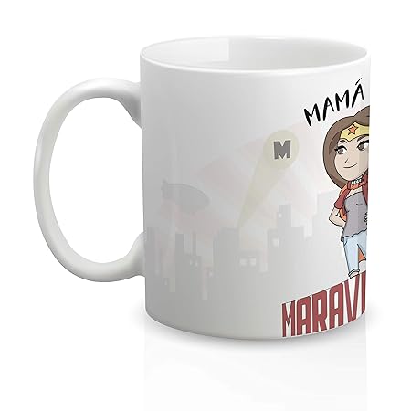 Yujuuu! | Taza cerámica Original Madre. Resistente 100% al ...