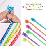VEGCOO 36 Pcs Kids Hair Extensions Clips Braided Accessories Girls Party 12 view 3