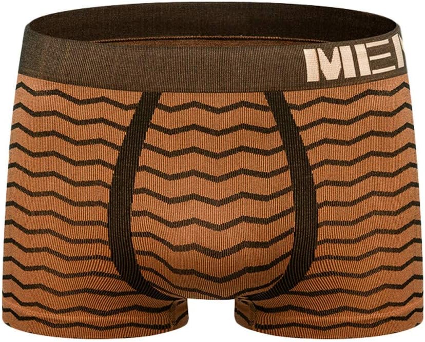 Haepe Men's Boxer Softness and Lightweight 3D Pouch Briefs Ultra Soft and Breathable Underwear Trunks Fitted Underwear Shorts Underpants