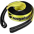 Tow Strap Heavy Duty 2" x 20 Ft,20,000 lbs Break Strength Reinforced Tree Saver Straps,Use for Emergency Towing Rope,Vehicles,Boats,Jet Ski,4x4 Off Road Tow Truck Camper Accessories Travel Essentials