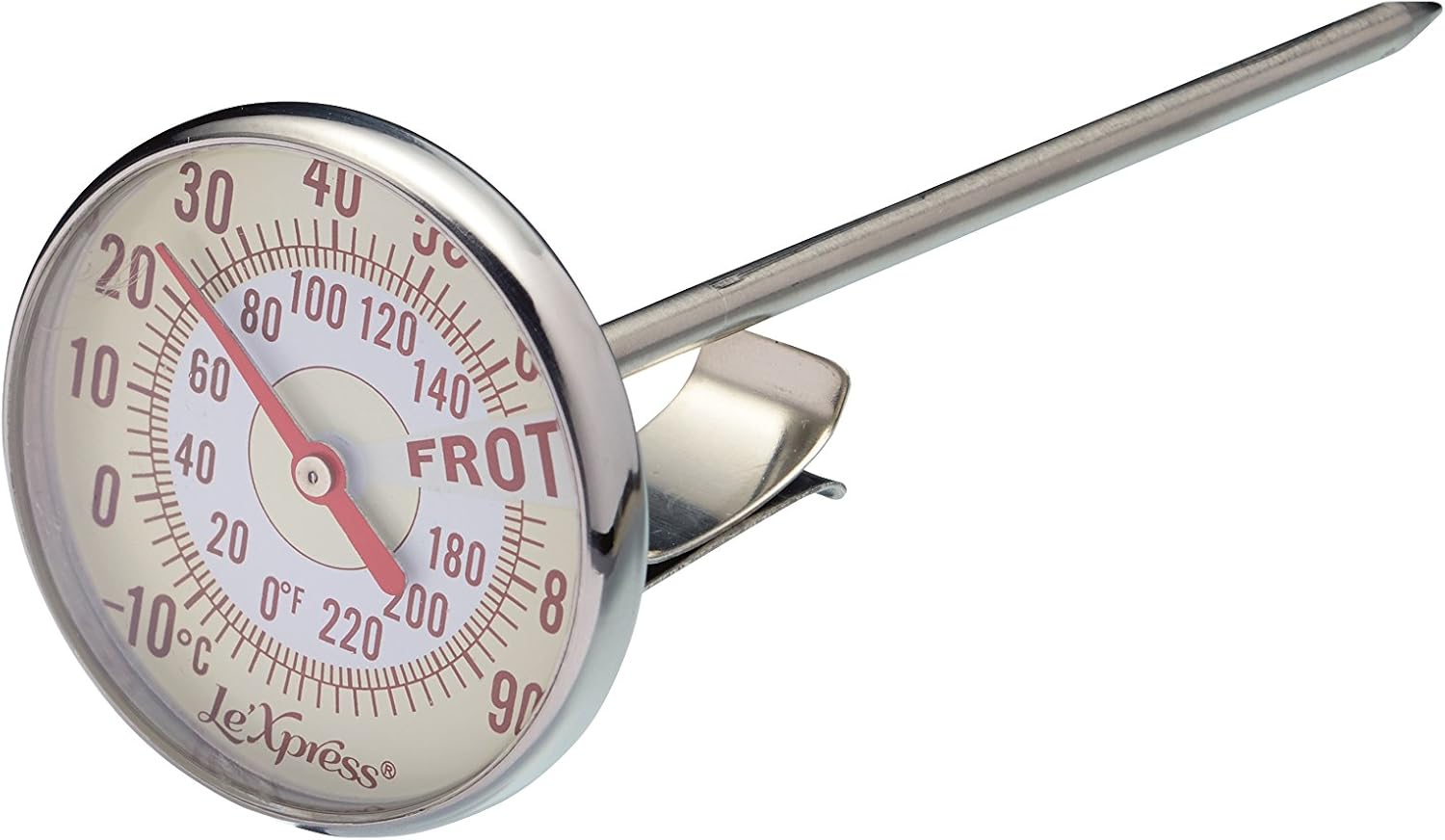 KitchenCraft Le'Xpress Stainless Steel Milk Frothing Thermometer
