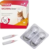 Beaphar WORMclear Spot-On for Cats 2 Pipettes Kills Tapeworms Vet Strength view 3