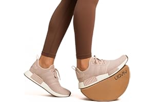 LIGVIV Calf and Foot Stretcher, Wooden Rocker for Leg Thigh Muscle Stretching