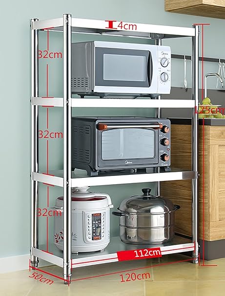 Almacenamiento y organización de la cocina Estante de la cocina ...