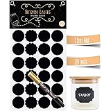 Tiardey Tafeletiketten 2 Bände - Wiederverwendbare Whiteboard Aufkleber