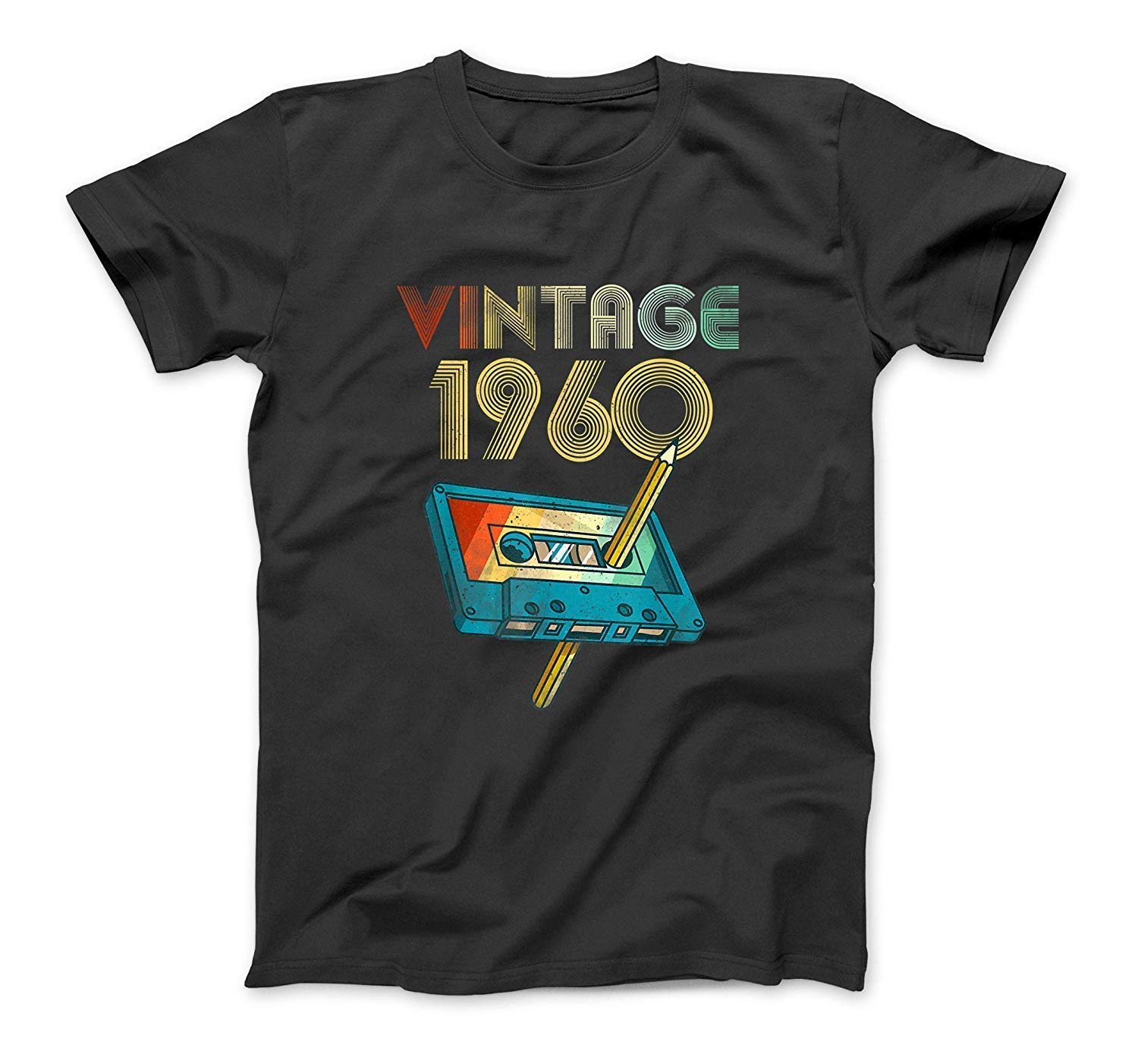 Vintage 1960 Musique Cassette 60e Anniversaire 60 Ans Cadeaux T Shirt Sweat A Capuche Debardeur Pour Les Hommes Femmes Enfants Vetements Produits Handmade Zwembaddebeemd Nl