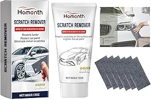 POPALULA Nano Sparkle Cloth Car Scratch Remover - 2025 Upgrade Nano Sparkle Cloth & Scratch Repair Paste, Scratch and Swirl Remover Kit with 6 Pcs Nano Sparkle for Paint Scratch, Car Scuff Repair Polishing Wax